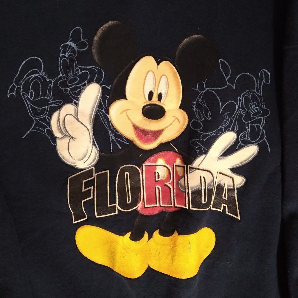 Vintage Mickey Unlimited Jerry Leigh Mickey Mouse Florida Crewneck Sweatshirt